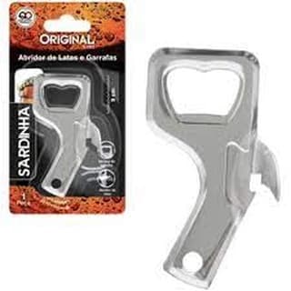 Kit 2 Abridor De Latas E Garrafas 9cm Aço Inox – Original