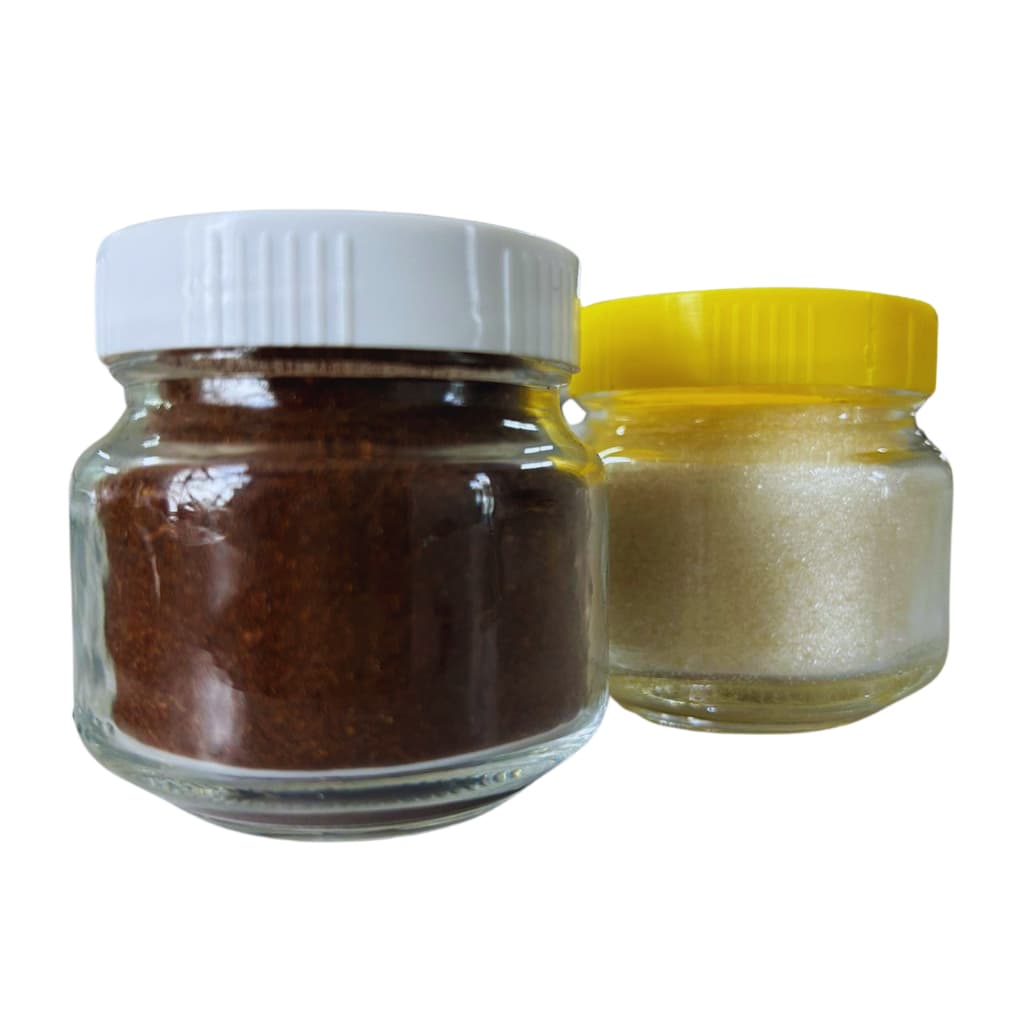 KIT c/24 Potes de Vidro Papinha 120ml c/Tampas Plásticas