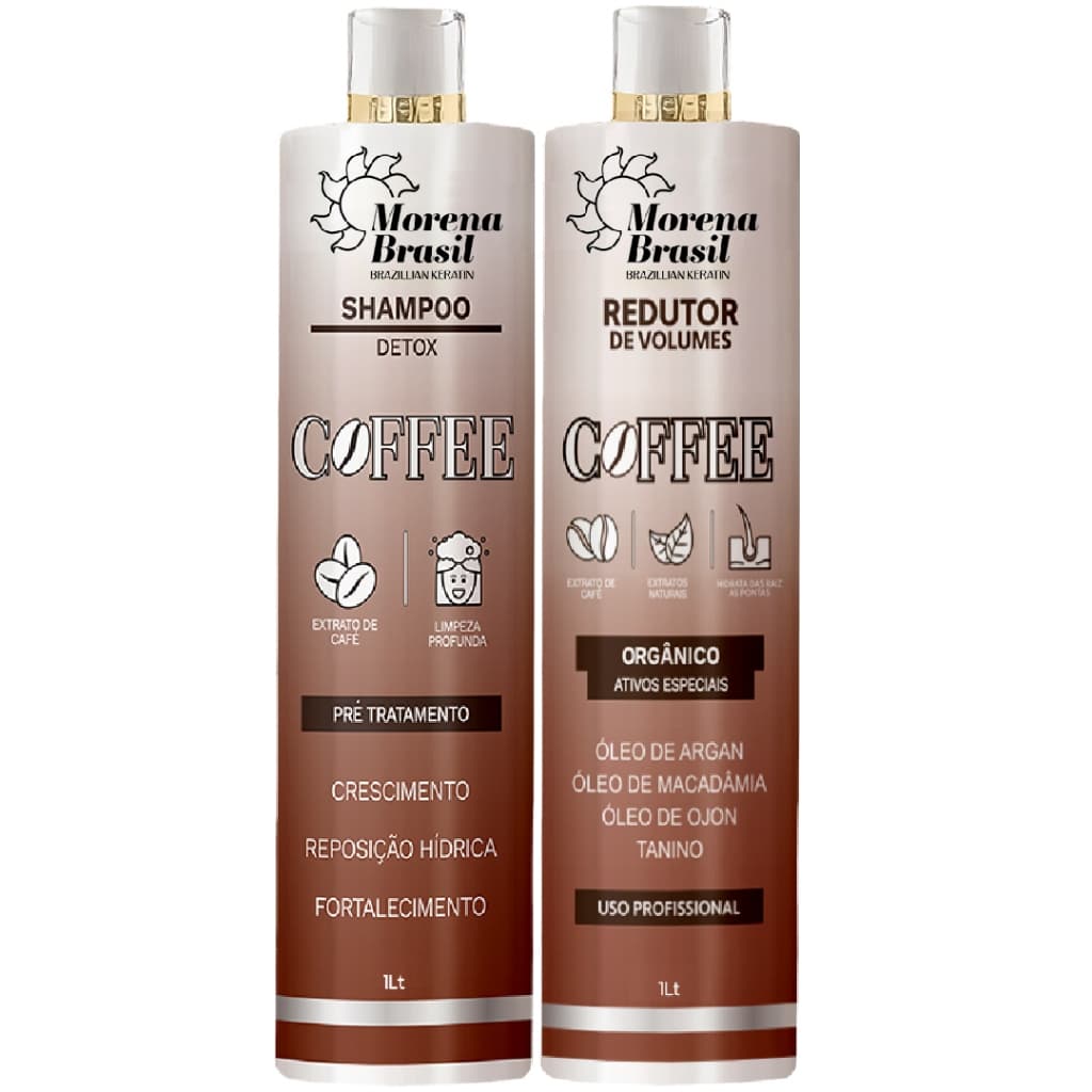 kit Selagem Extrato De Café 1 Litro Com Óleo De Argan