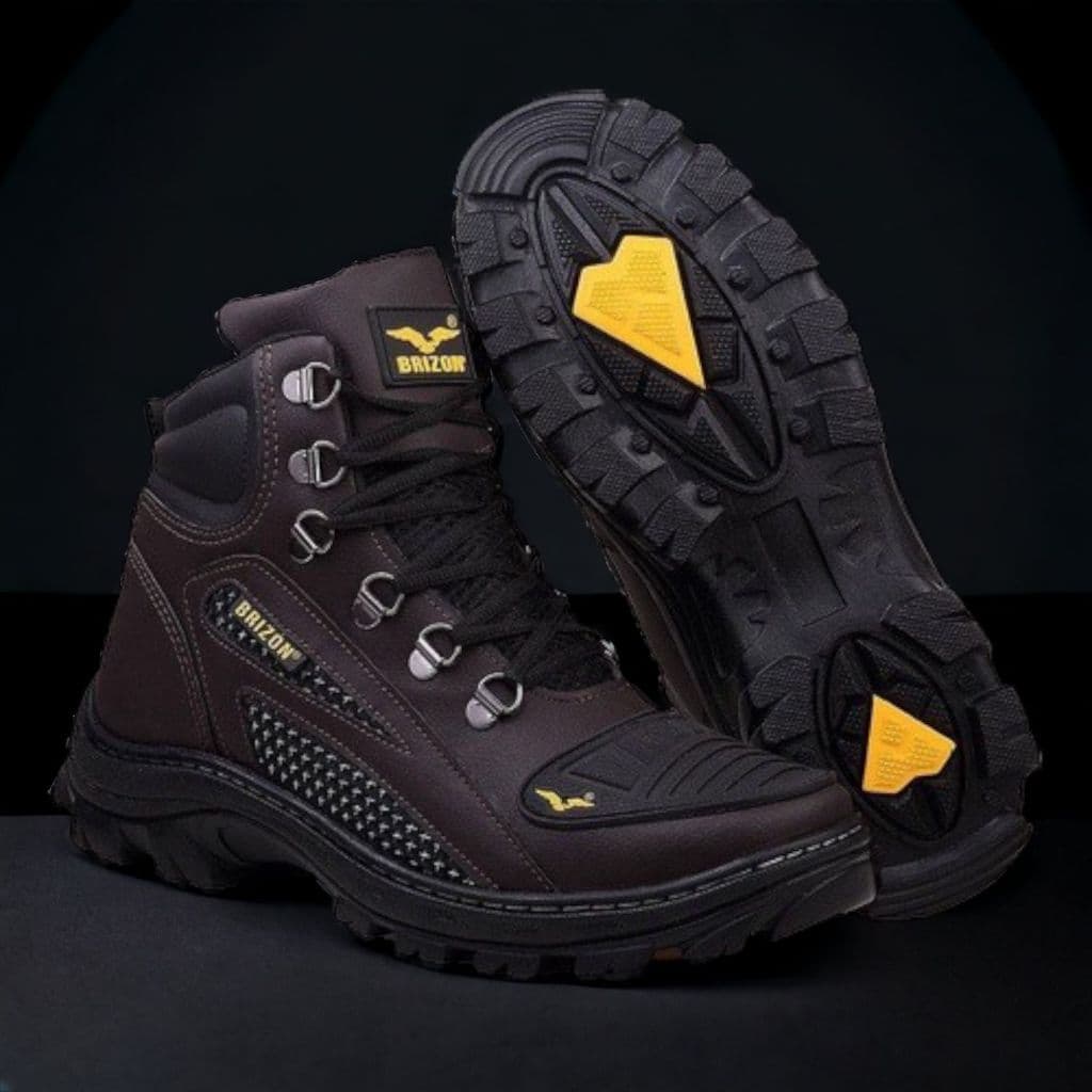 PROMOÇÃO Tênis Botinha Adventure Bota Segurança Botas de Trilha Cano Alto Confortavel Sola em Borracha com Proteção no Bico Lançamento Promoção IMEDIATO novo modelo lançamento 2024 CATERPILLAR