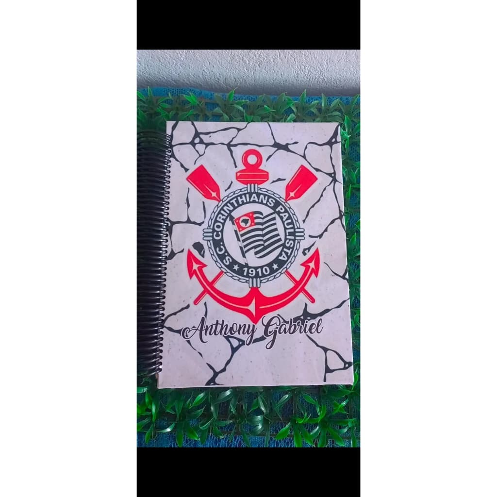 Caderno 10 Matérias Corinthians Personalizado