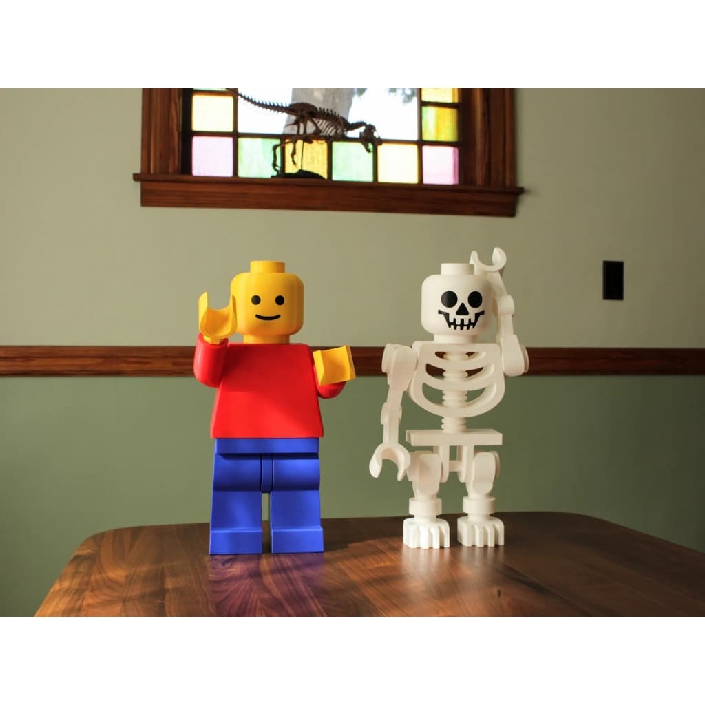 Boneco lego feito com mais de 20cm exclusivo