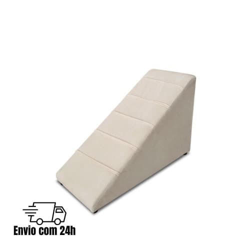Rampa Pet Almofadada + Ossinho Almofadado Várias Cores para Cachorros e Gatos.