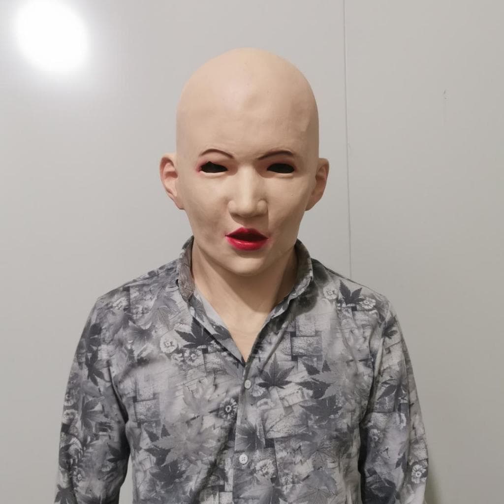 Máscara Humana Realista Adulto Halloween À Pronta Entrega