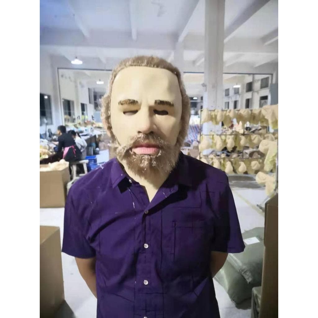 Máscara Humana Adulto Jovem  realista À Pronta Entrega