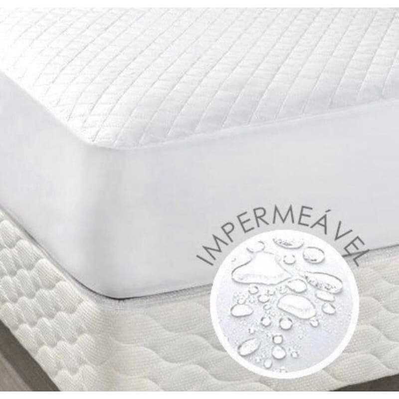 Protetor De Colchão Impermeável Queen Box Capa De Colchão