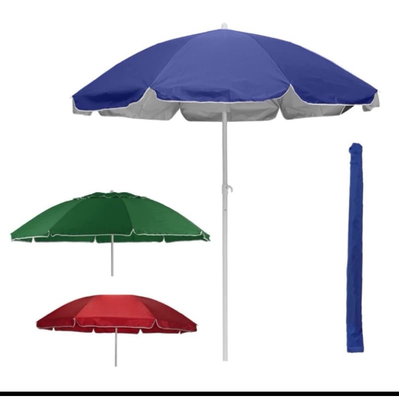 Guarda Sol Enorme  Piscina Praia Camping Verão 2,40  Aberto Envio Já