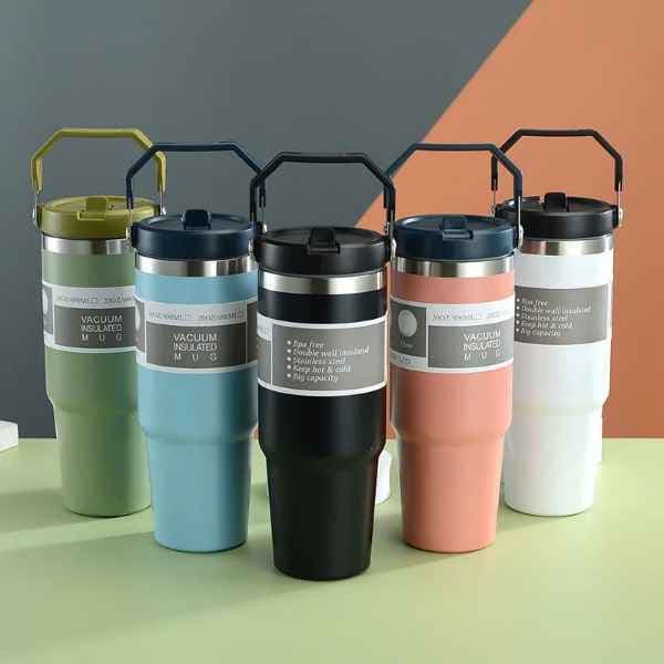 Copos de aço inoxidável isotérmico Dupla camada Isolamento Frio E Quente