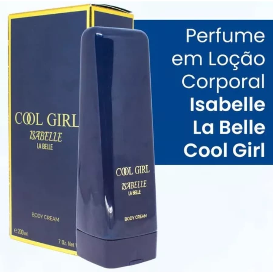 CREME CORPORAL COOL GIRL - ISABELLE LA BELLE - BODY CREAM - 200ML - HIDRATANTE CORPORAL