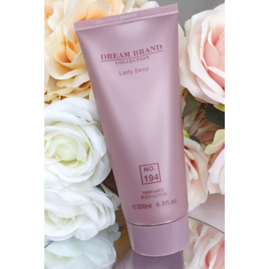 N° 194 - LOÇÃO CORPORAL - DREAM BRAND COLLECTION - N° 194 - 200ML - L A D Y  S E X Y - CREME CORPORAL - HIDRATANTE