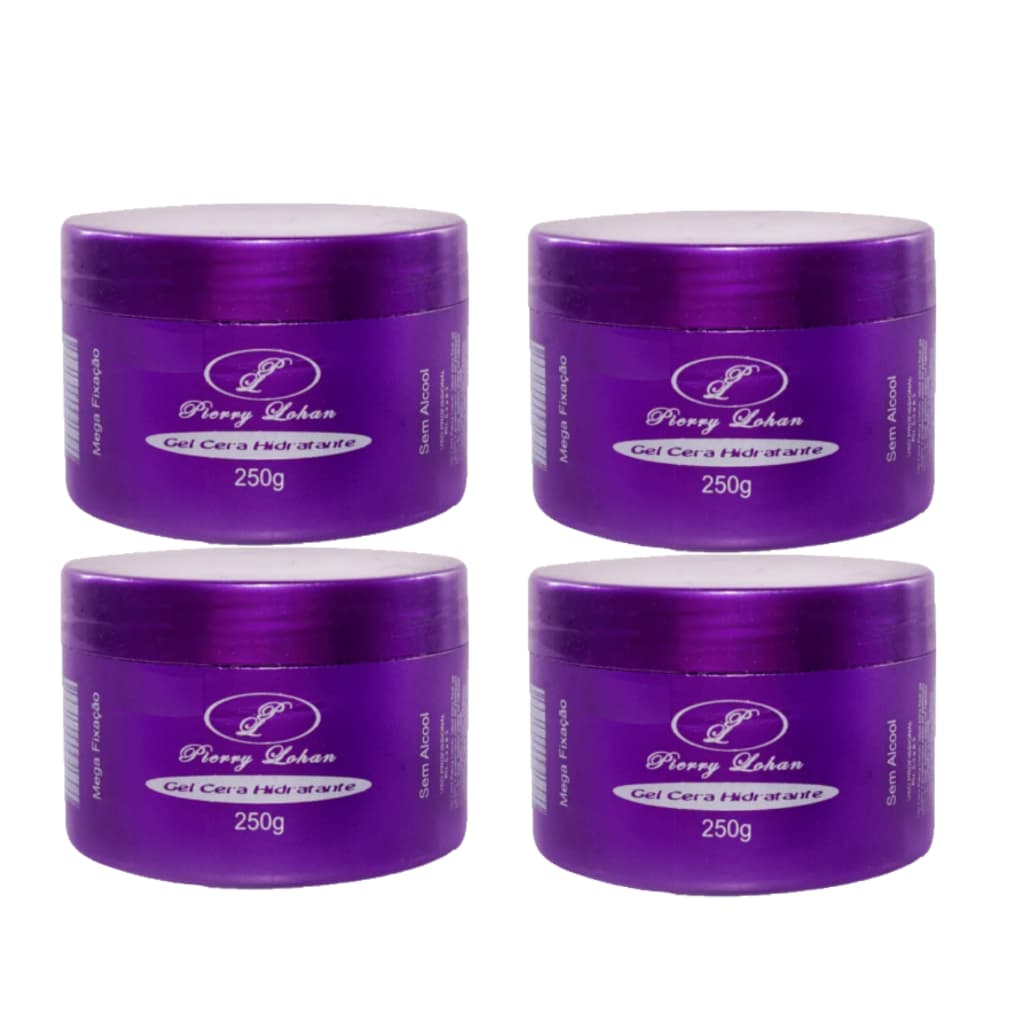 Pierry Lohan - 4 Gel Cera Hidratante 250g Cera Ou Cola