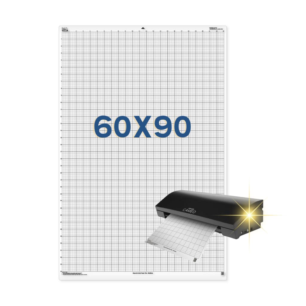 Base de corte 90x60 P/plotters Profissionais Silhouete Cameo 4, Cameo 4 Plus e Cameo Pro e outros modelos