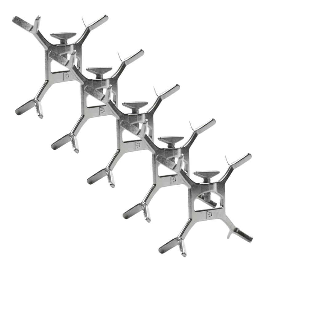 Trava Espeto Regulável 4 Lados - Suporte Para Espeto - kit 5 Peças
