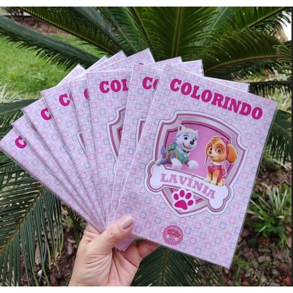 LIVRO DE COLORIR PERSONALIZADO QUALQUER TEMA