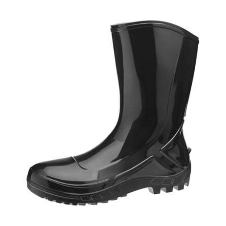 BOTA VULCAFLEX PVC PRETA SEM FORRO