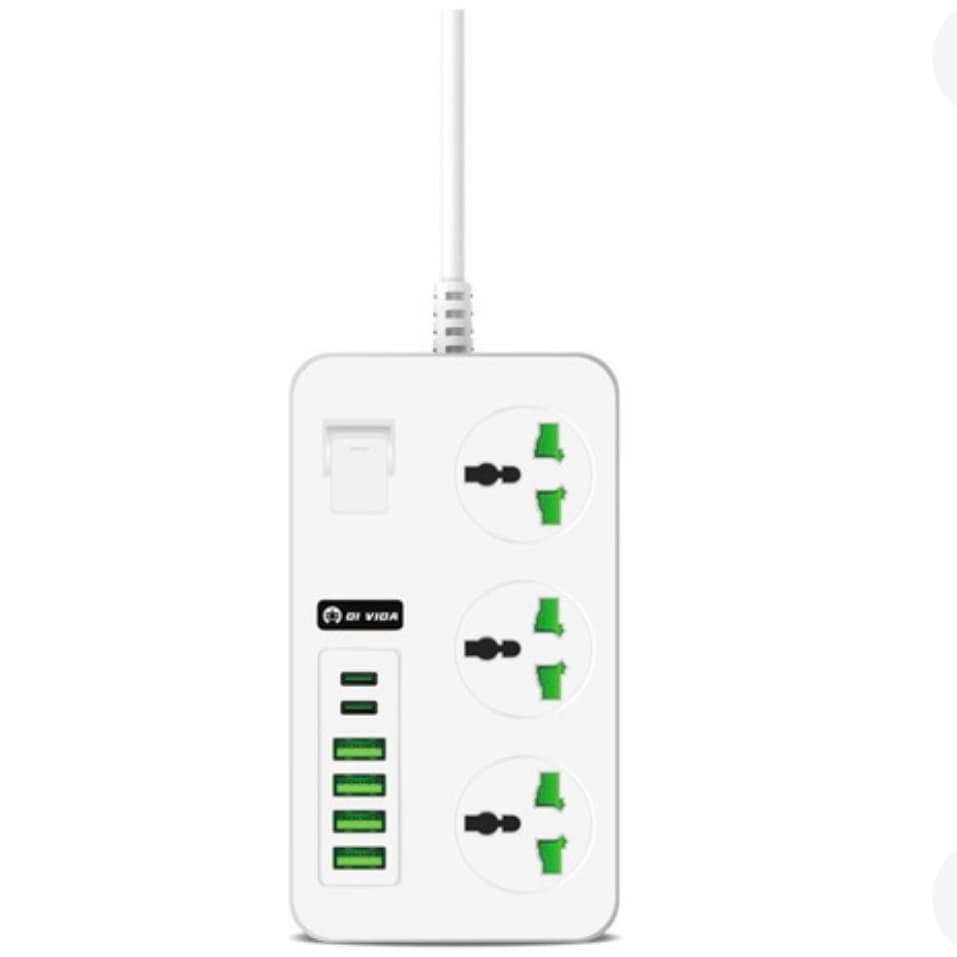Filtros De Linha Extensão 3 Tomada 4 Usb 2 Typoc 3000w OI-TO107