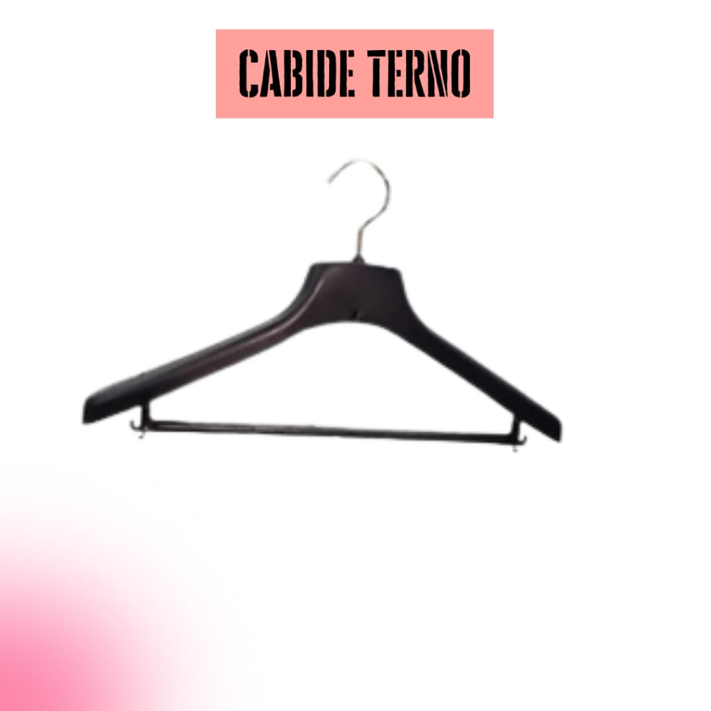 Kit Cabide Para Terno com Gancho Giratório de Metal Adulto com 5 Unidades