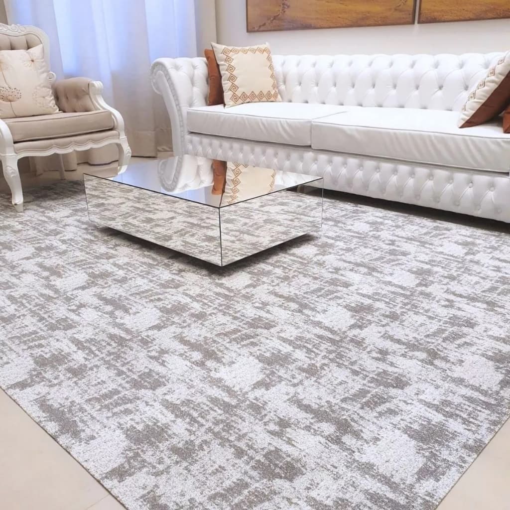 Tapete Grande Antiderrapante para Sala Quarto Jacquard 2,50 x 2,00 Elegante Moderno