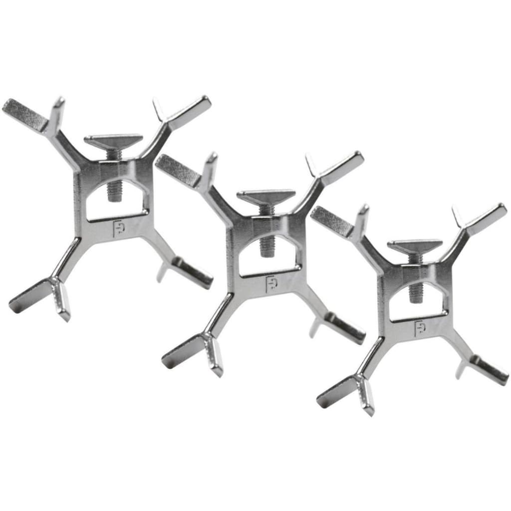 Trava Espeto Regulável 4 Lados - Suporte Para Espeto - kit 3 Peças