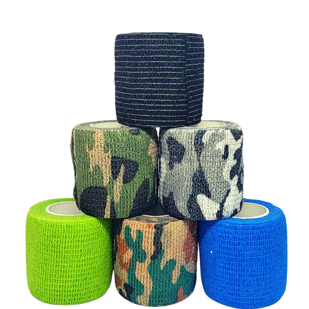 Bandagem Atadura Elastica Autoaderente Flexivel Cão Cães Gato Pet Curativo Crossfit Thumb Tape Fita