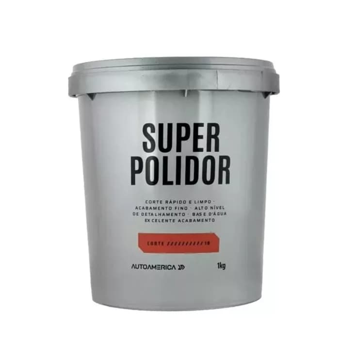Massa De Polir Super Polidor Autoamerica 1kg