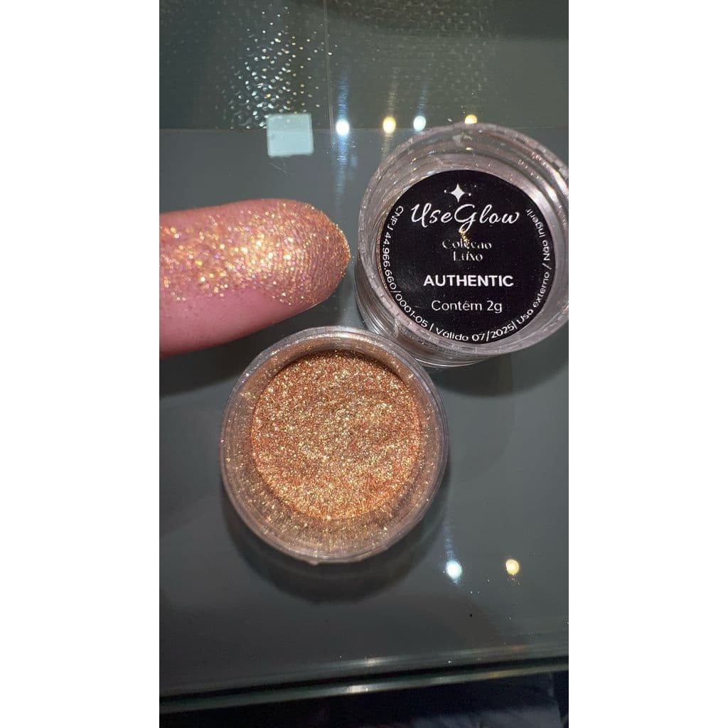Glitter para maquiagem - Authentic coleção Luxo - Useglow