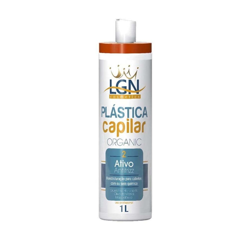 Plastica dos fios liso intenso orgânica 1L - LGN COSMETICS (SEM FORMOL)