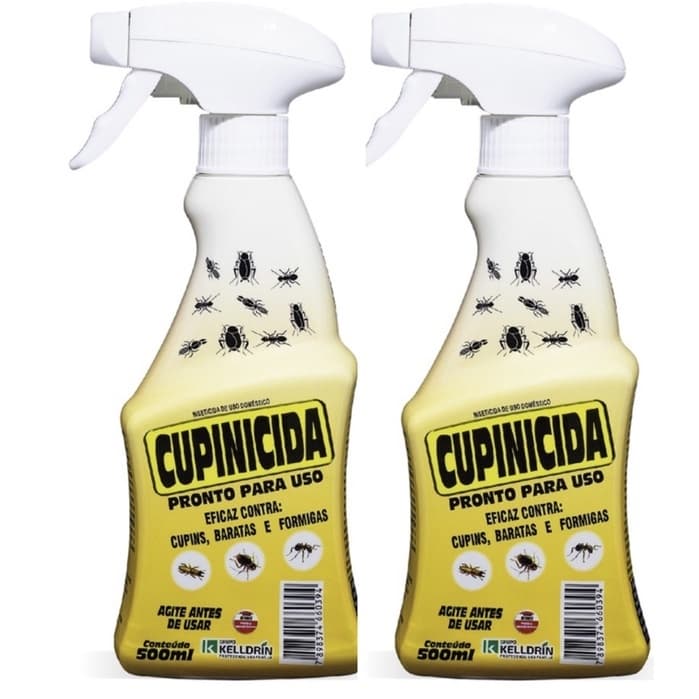 Cupinicida Kelldrin - Pronto Uso - Elimina Cupins, Baratas e Formigas 500Ml