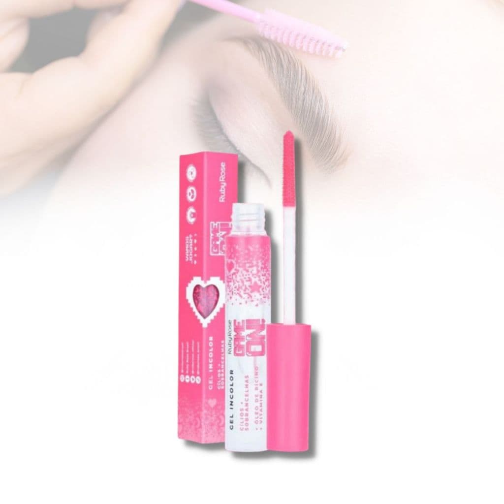 Mascara De Cilios Incolor Sobrancelhas Game On Kit C\12  Unidades Ruby Rose