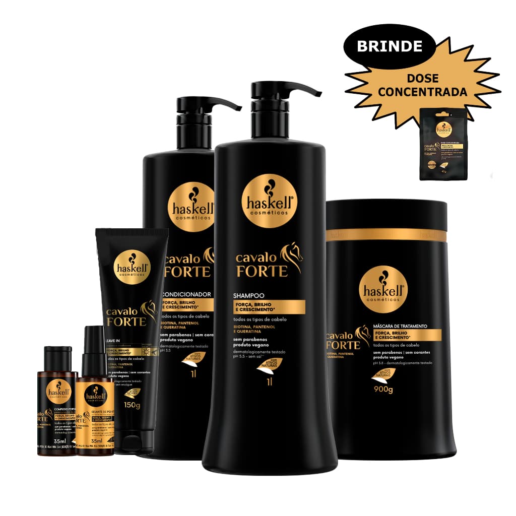Kit Haskell Cavalo Forte 1L Completo