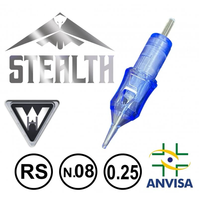 Cartuchos para Tatuagem White Head Stealth - 20un