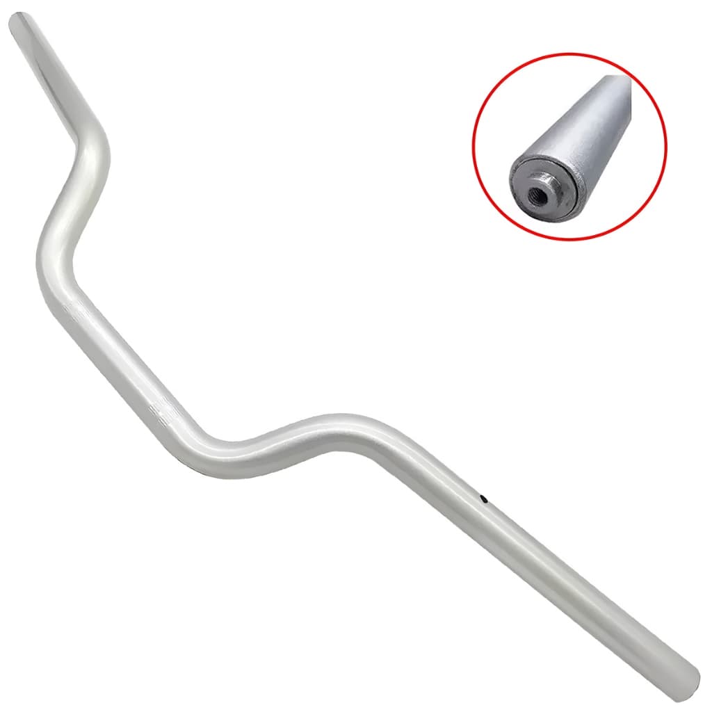 Guidão Fazer 250 Fz25 2006 A 2025 Cinza Com Peso Guidon