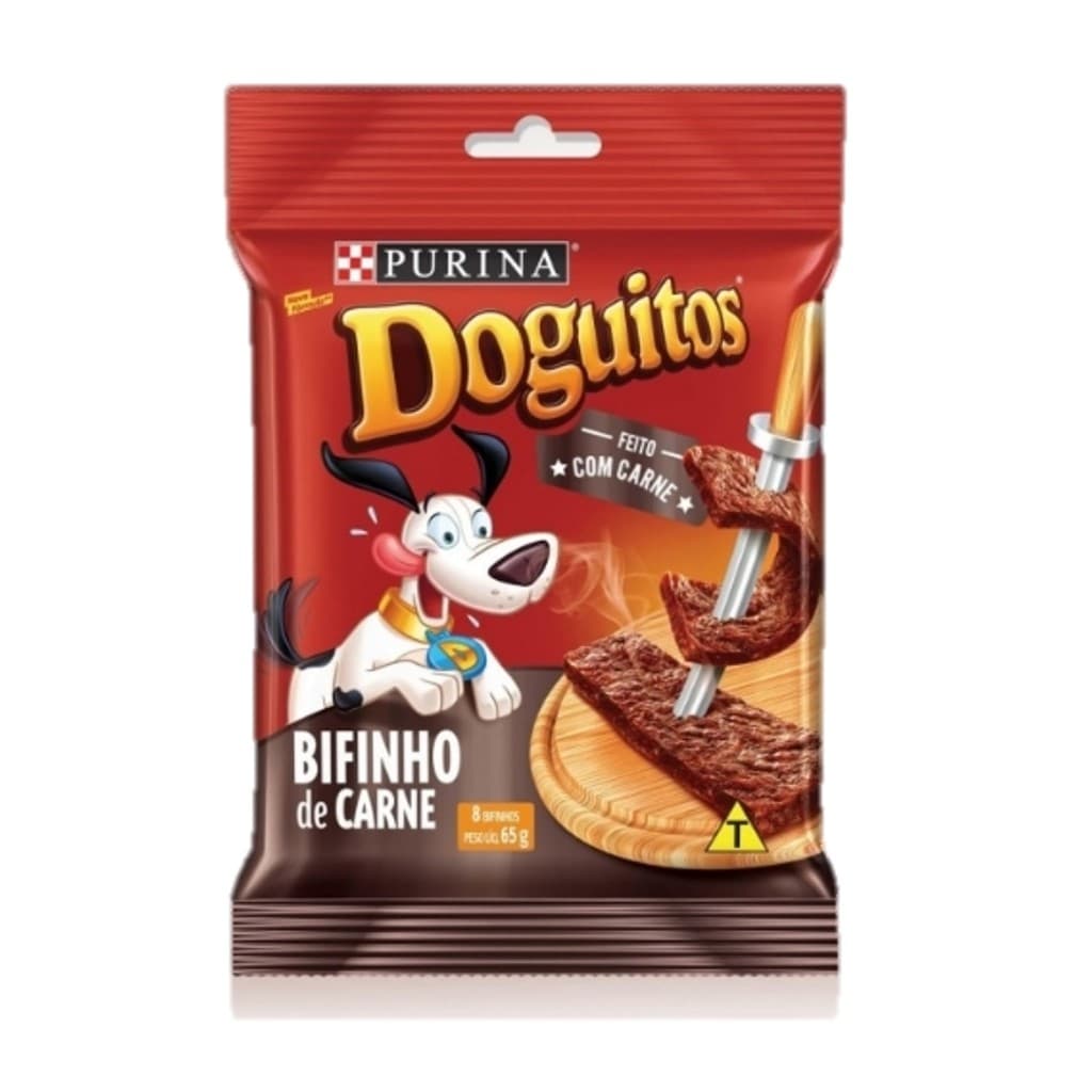 Doguitos Petisco Para Cães - Rodízio Carne 65 g