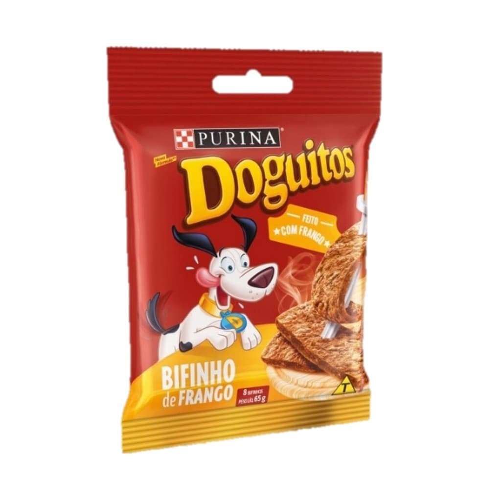 Doguitos Petisco Para Cães - Rodízio Frango 65 g