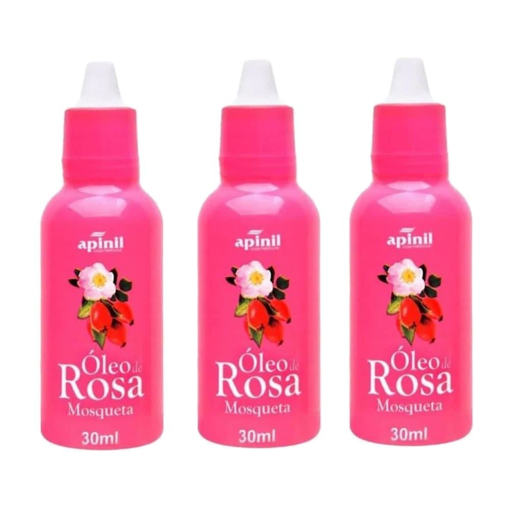 Óleo de Rosa Mosqueta Clareador de Manchas, Rugas e Estrias + Hidratante para Gestantes