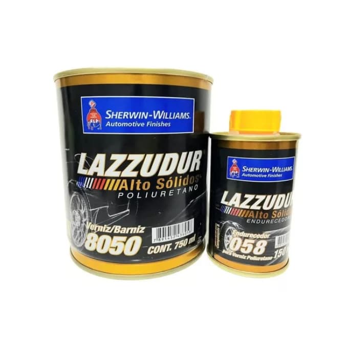 Verniz Automotivo Pu 8050 Alto Solidos Lazzuril - 900ml