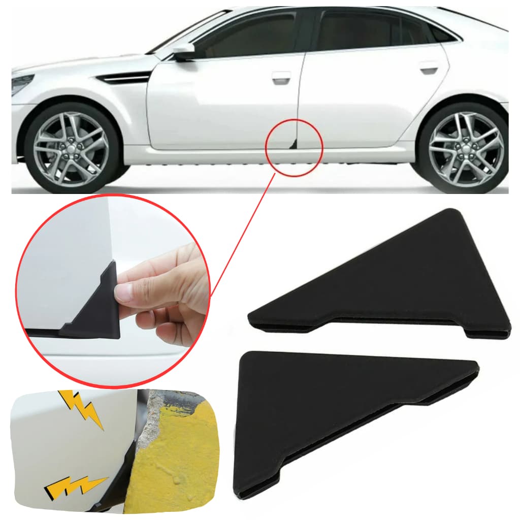 Protetor Canto Porta Carro Silicone Soleira Quina Proteção Veicular Adesivo Anti-colisão acessórios Impacto Arranhão