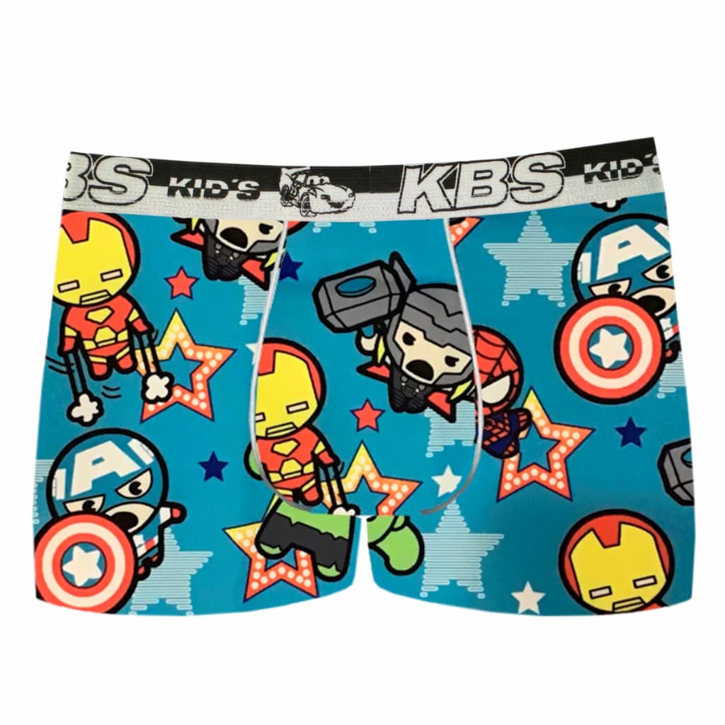 Kit 5 Cuecas Box Infantil Microfibra Original Cueca Boxer para Crianças Estampada Personagens