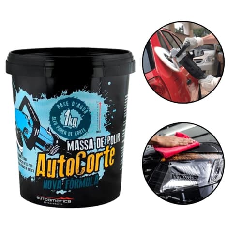 Massa de Polir Auto Corte 1KG Autoamerica