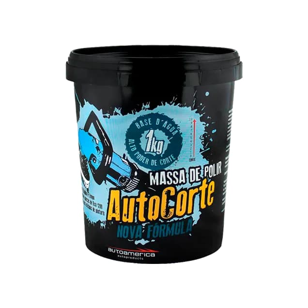 Kit 6 Unidades Massa De Polir Auto Corte 1kg Autoamerica