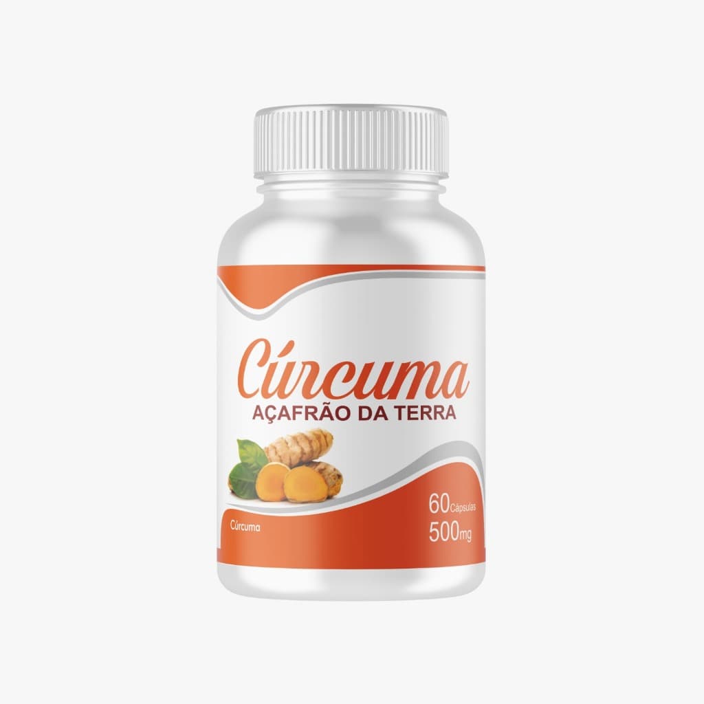 60 Caps Cúrcuma - Açafrão Natural 500mg