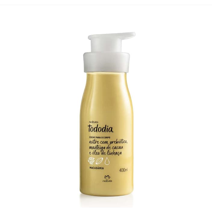 Creme Desodorante Nutritivo Para o Corpo Tododia Macadâmia