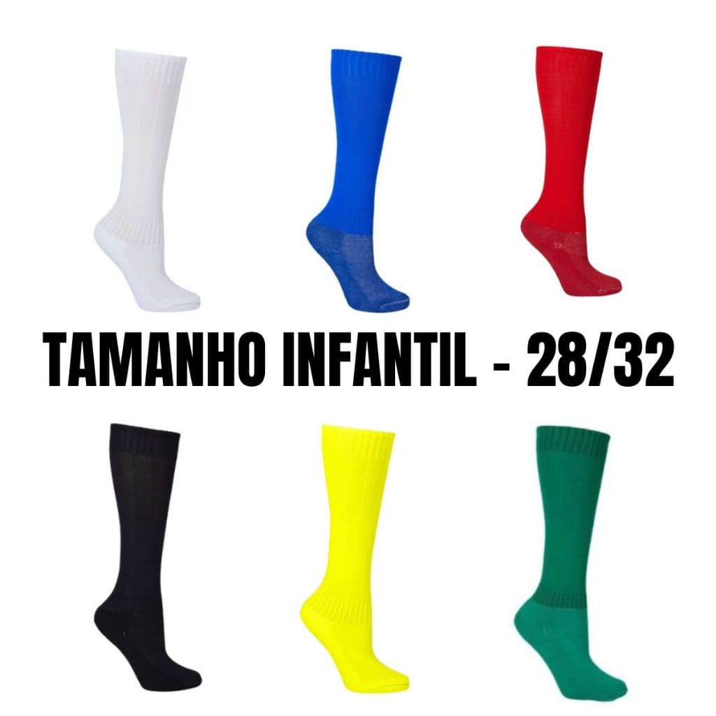 Meião De Futebol Kanxa Original Infantil Tamanho 28/32