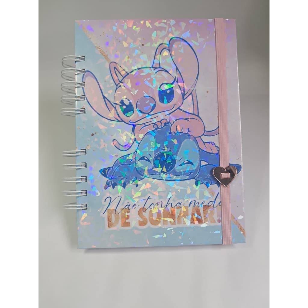Caderno Stitch A5 - Capa Holográfica