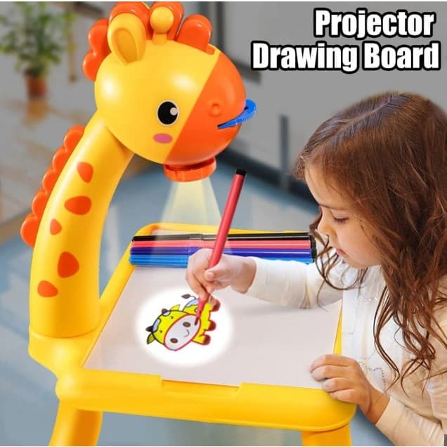 Mesa de Pintura de Projeção de Bebê com Luz