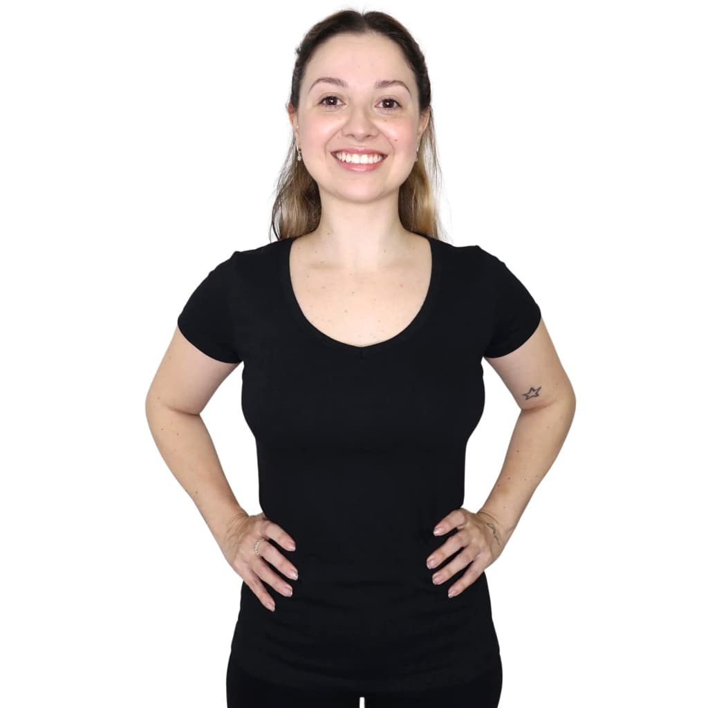 Baby Look Camiseta Feminina 100% Algodão