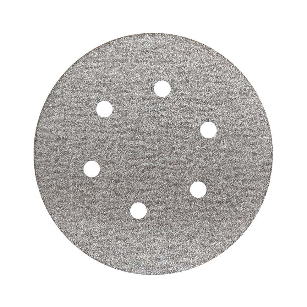Disco Lixa Velcro 150 - 6" - KSSECO Hookit - 6 Furos - ESCOLHA O GRÃO - Kit 10 Unidades