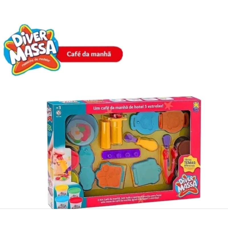 Massinhas Divertida Diver Toys kit Café Da Manhã