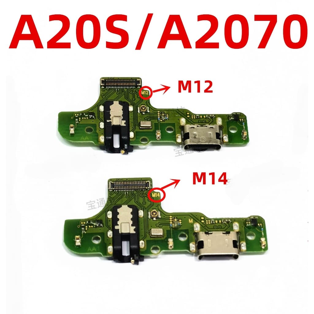 Conector De Carga Placa De Galaxy A20s 2Versão/De M12/M14