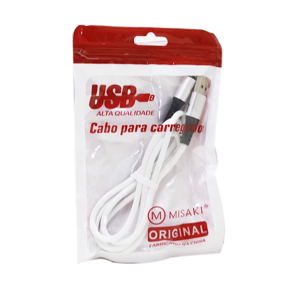 Cabo de Dados USB Para Carregar Celulares com Nylon